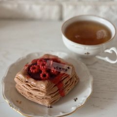 Свеча интерьерная "Слойка большая" 