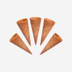 Вафельные рожки с Гладким краем 5 шт 88001, 88125, 88084