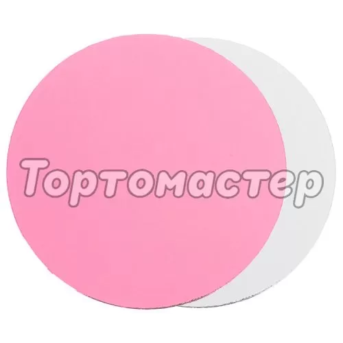 Подложка под торт Розовая 3 мм 30 см 1 шт 49516