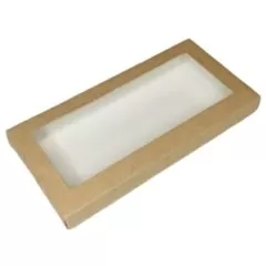 Коробка для шоколадной плитки крафт 16х8х1,5 см ForG CHOCO I W K 160*80*15