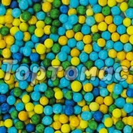 Посыпка кондитерская шарики "Сине-зелёно-жёлто-голубые" 2 мм 50 г tp20059