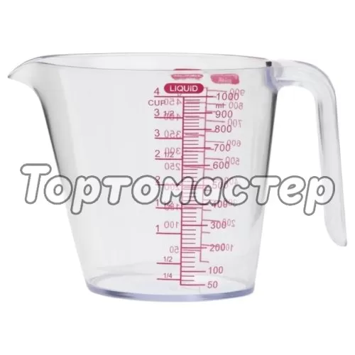 Кувшин пластиковый мерный прозрачный 1 л 10622097