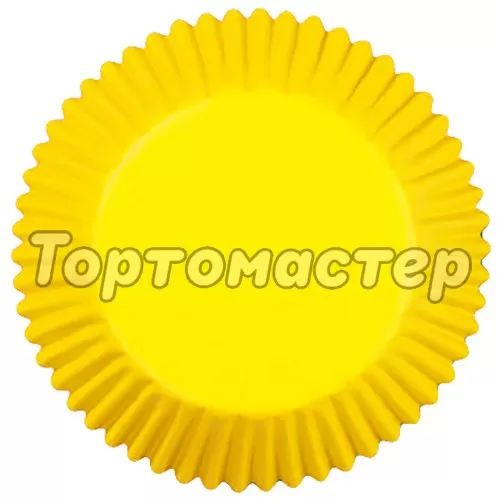 Капсула бумажная Жёлтая D50 H30 60 шт 210