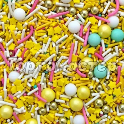 Посыпка кондитерская MIXIE "Лимонная шипучка" 50 г 24776
