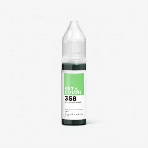 Краситель пищевой гелевый водорастворимый Art Color "Pro 358 Фисташковый" 15 мл 358