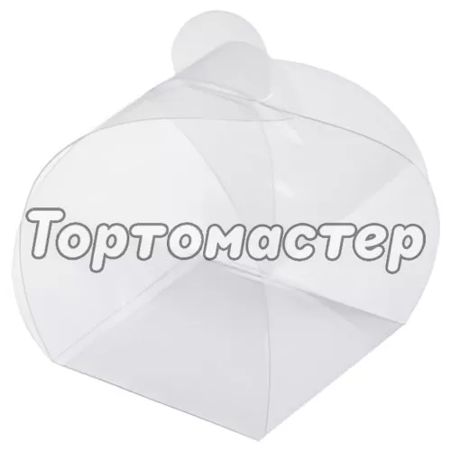 Коробка на 1 конфету прозрачная 4,5х4,5х4,5 см 049850