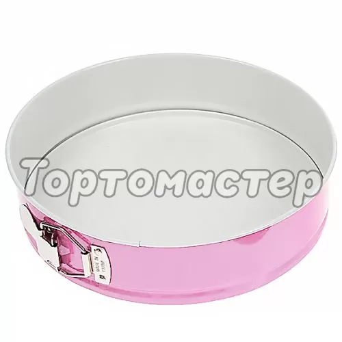 Форма металлическая разъёмная с керамическим покрытием Круг Цвет Микс 26 см 1277146