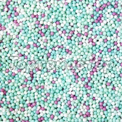 Посыпка кондитерская шарики "Мятный бриз" 2 мм 50 г tp58267