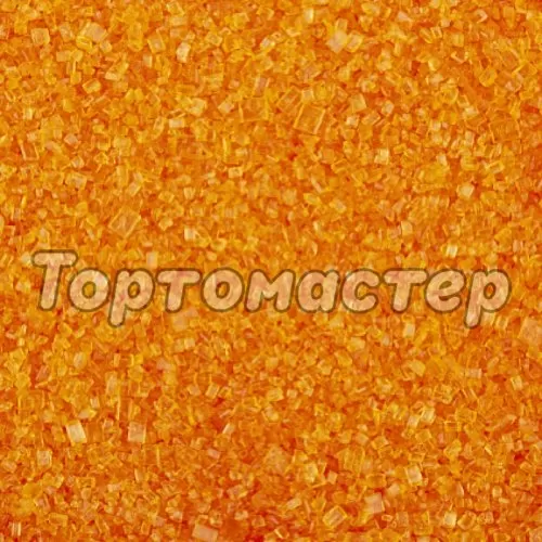 Сахар декоративный "Оранжевый" 100 г tp15543
