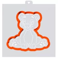 Вырубка пластиковая и трафарет LUBIMOVA "Тигрёнок" LC-00010927