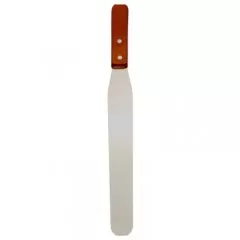 Лопатка (спатула) прямая с деревянной ручкой 25 см 2675723