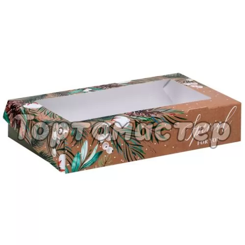 Коробка для сладостей с окном "Для тебя" 20х12х4 см 5097360
