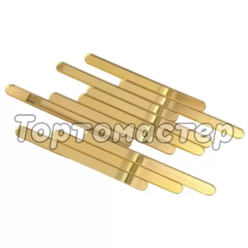 Палочки акриловые Золото 1 шт 