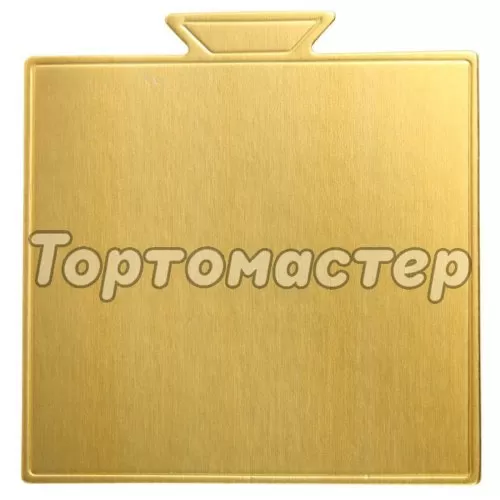 Подложка под десерт с держателем Золото 10 шт 2941954