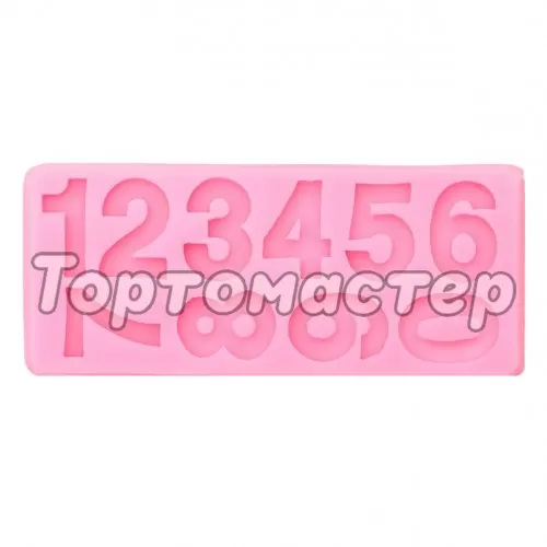 Молд силиконовый "Цифры" 17,5х7,6 см 4288390