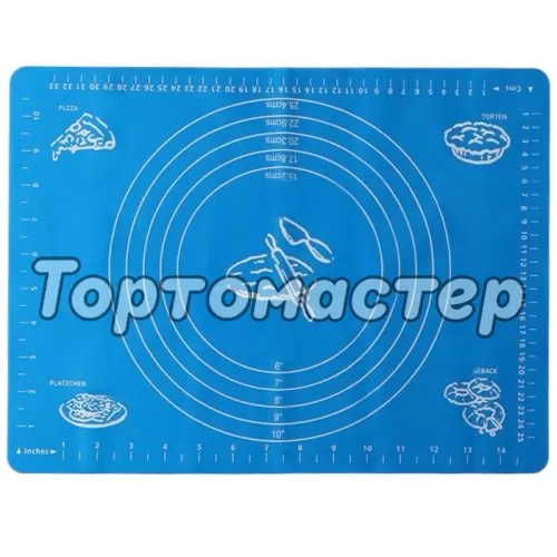 Коврик силиконовый с разметкой 38х28 см 762767